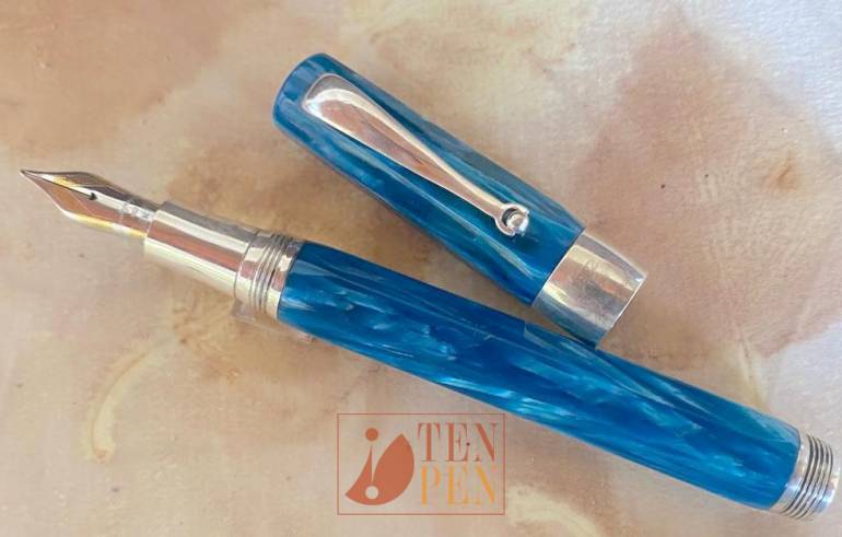 レア Montegrappa シャーペン シンフォニー ブルー MONTEGRAPPA SYMPHONY BLUE FACETTED CELLULOID | Tenpen - By Letizia